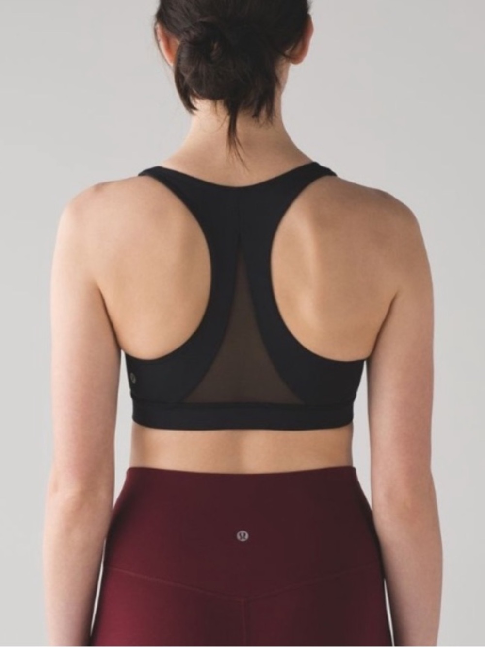 Lululemon Invigorate Sport Bra Black 4 Women’s Mesh Back